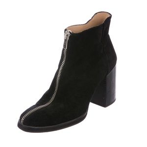 LOQ Andorra Black Suede Booties